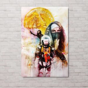 The 9th Raider Movie Scene Artist Rob Prior. Director Dallas Santana  Limited Edition Nunbered  1 to 7 Lunar Artifact Item #777 - Metal prints